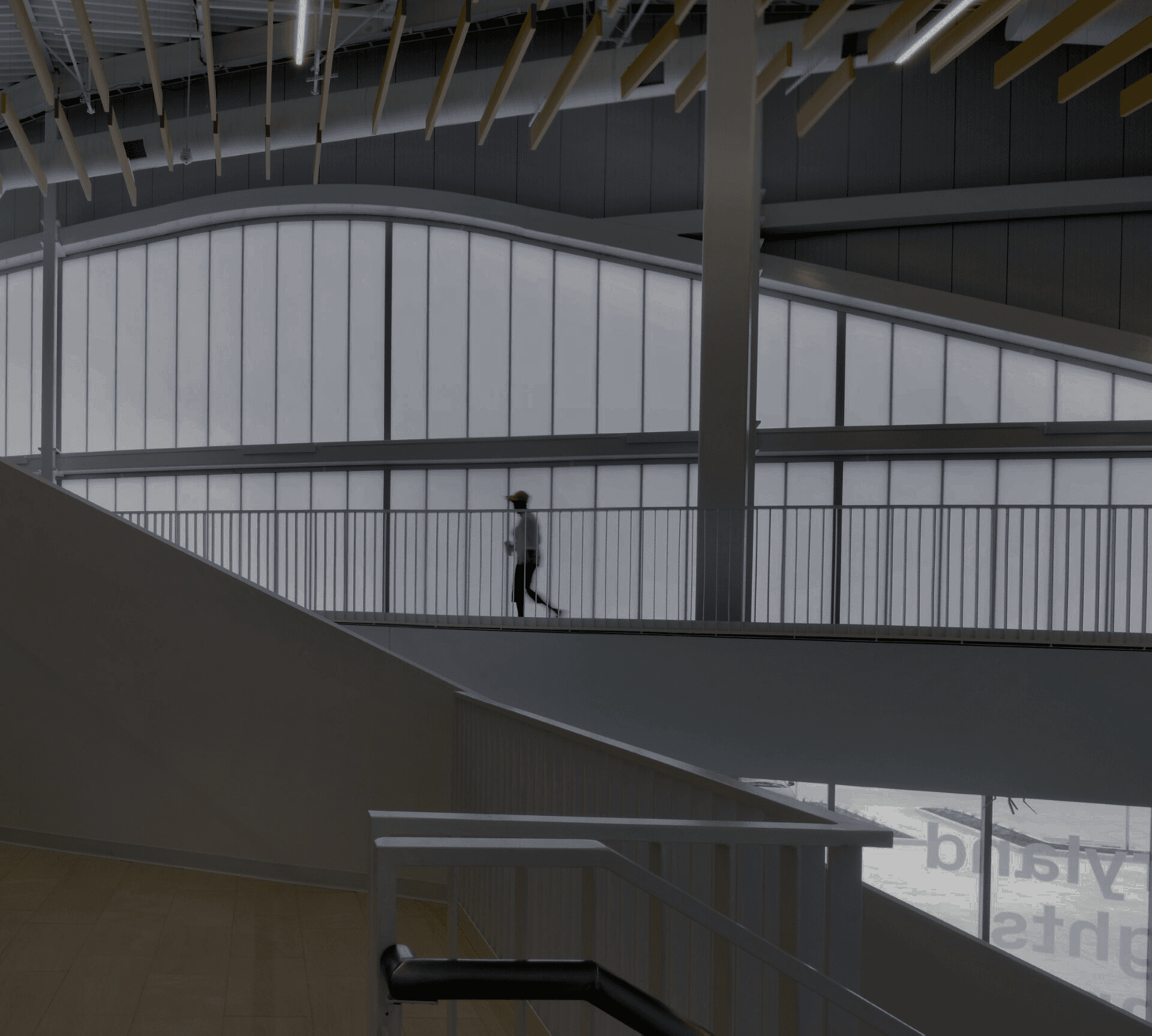 Translucent Wall Panels - Darkened